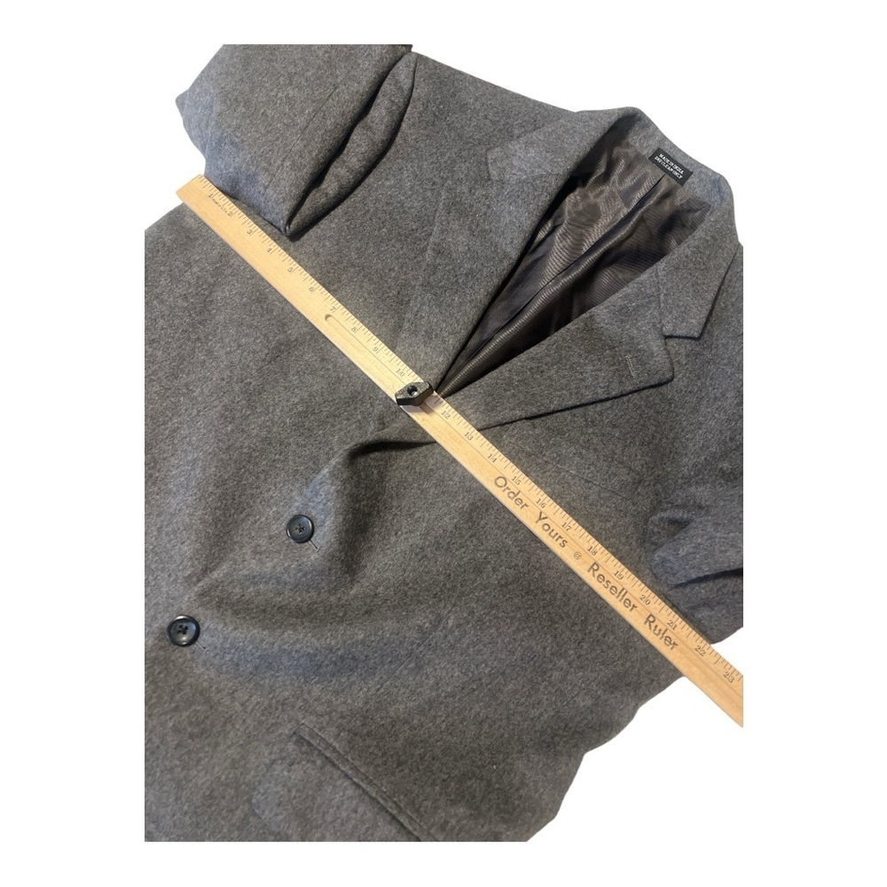 Oscar de la Renta Gray Wool & Cashmere Sport Coat Blazer - Men's 42 S BU3 - Picture 4 of 6